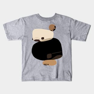 Balance Rock Abstract Pug Kids T-Shirt